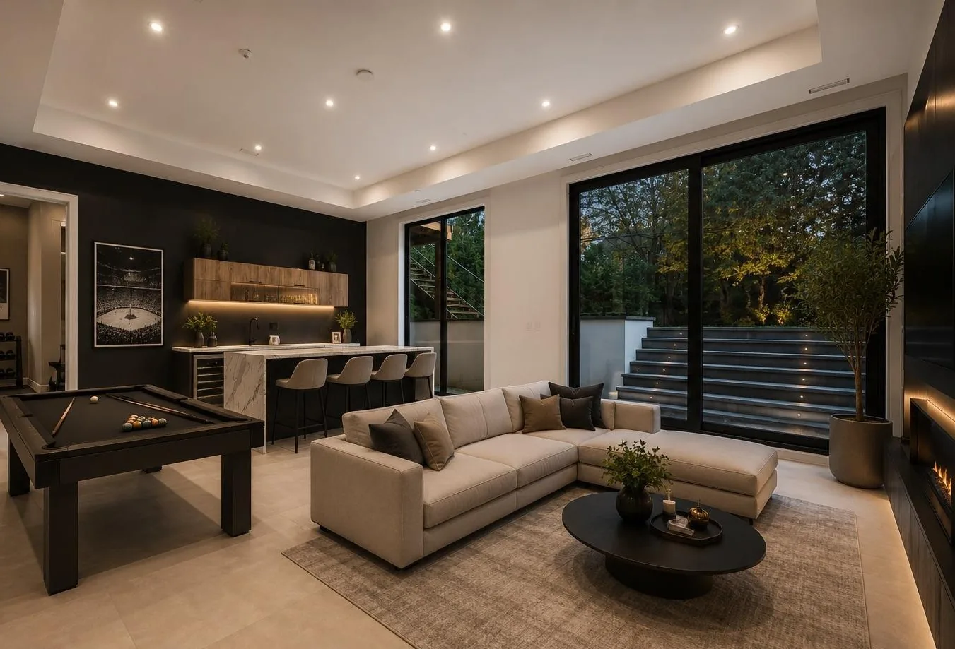 Kaizen 2000 Construction custom home — interior finishes